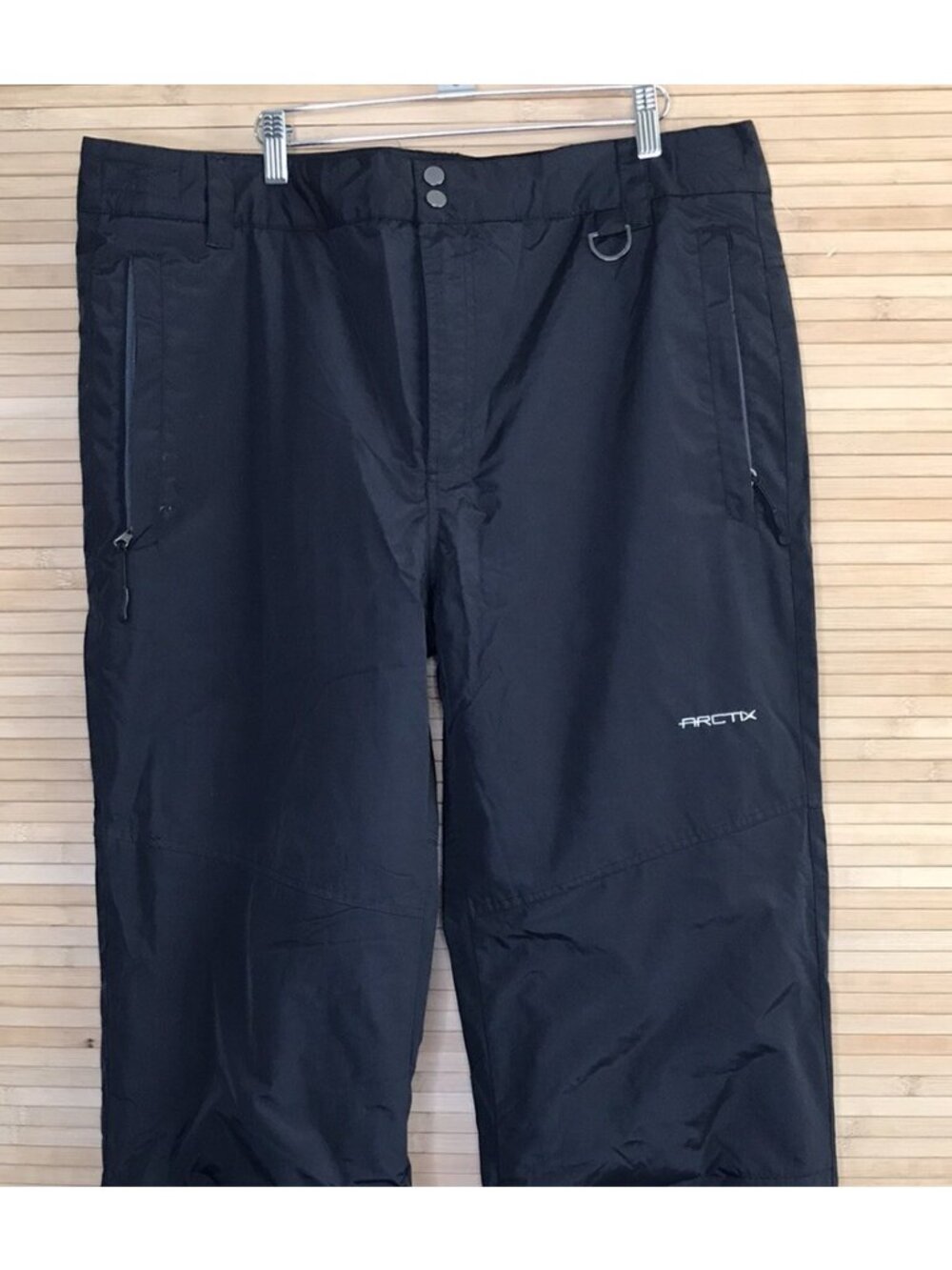 ARCTIX Mens XXL Insulated A6 5k Snow Board Ski Pants Black 33" up to 40" waist - Picture 2 of 7